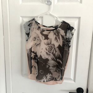Small American Eagle Floral Blouse